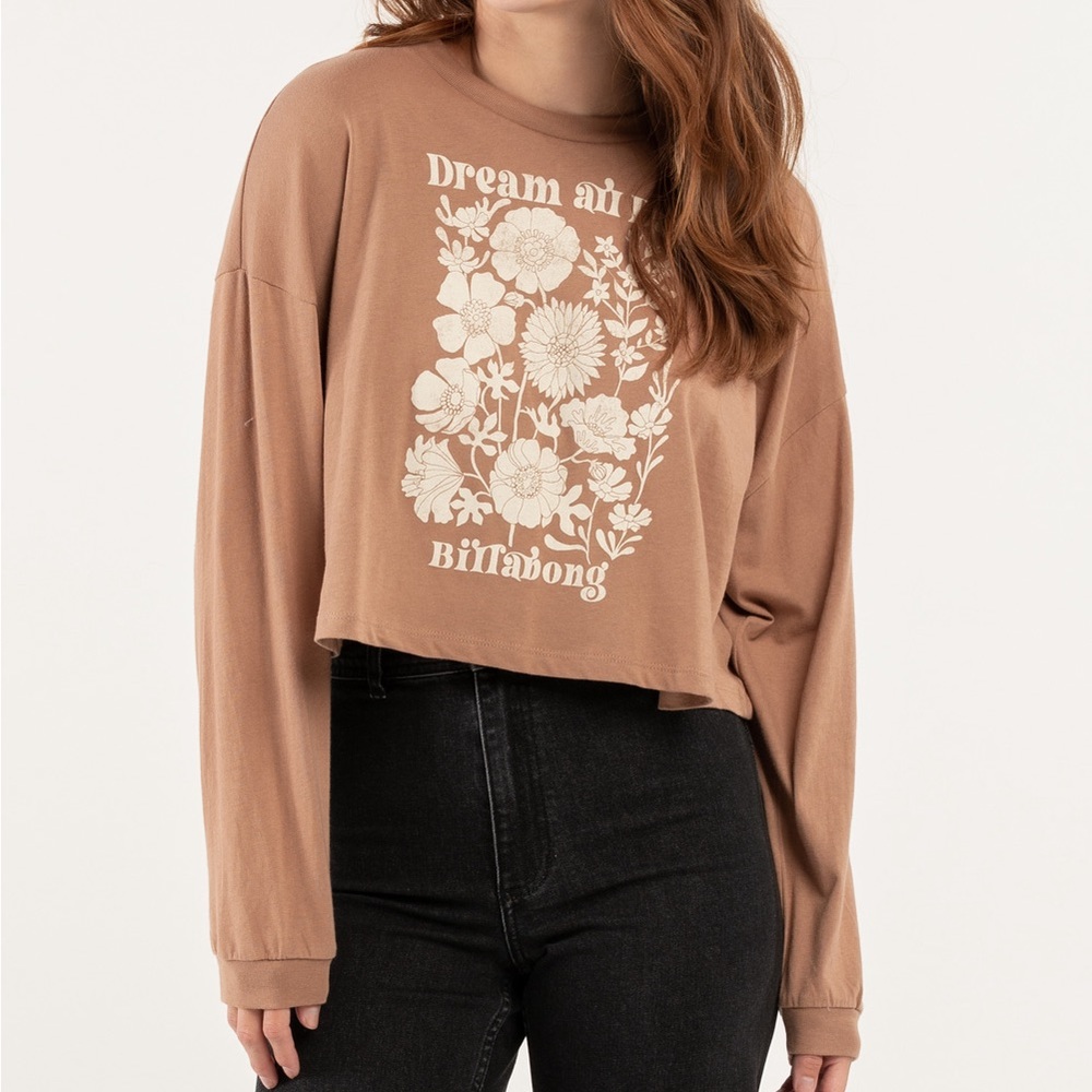 Billabong Longsleeve Crop Top